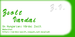 zsolt vardai business card